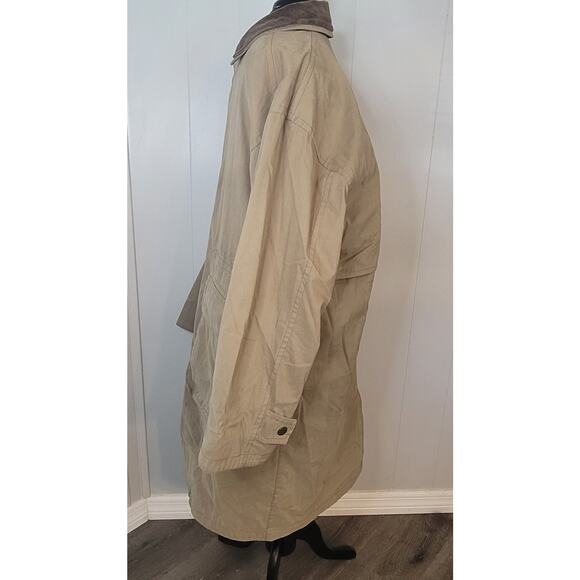 VTG London Fog Men’s Trench Coat 42R Beige Tan Removable Lining Thinsulate EUC - Picture 4 of 13